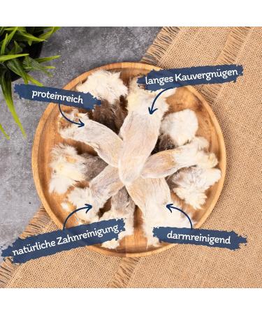 Lyra Pet 10kg Rabbit Ears with Fur | Natural Chew Treat | High Protein Treat for Dogs | Intestinal Cleanser | Nutrient Rich Chewing Fun - Buy Online on GoSupps.com