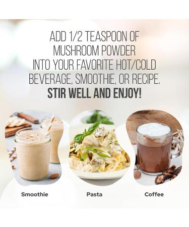 LRLA SUPERFOODS La Republica Titan 10 Organic Mushroom Powder for Focus Immunity Energy Gut Health and Skin (85 Servings 3 oz) - Buy Online on GoSupps.com