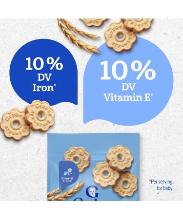 GERBER Biscuits Arrowroot Baby Snacks Biscuits 10+ Months 155 g 4 Pack Arrowroot 155 g (Pack of 4) - Buy Online on GoSupps.com