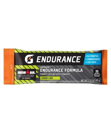 Gatorade Endurance Formula Powder Sticks, Lemon Lime, 1.72 oz. Packs, 12 Count