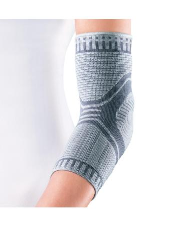 OPPO 2988 ACCUTEX Elbow Brace Compression Sleeve - for Tendonitis Pain Tennis Elbow Golfer's Elbow Arthritis Workouts - for Women and Men (Gray Small)