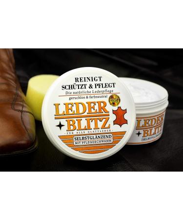 Premium Colorless Leather Care Balm for Jackets Handbags Shoes & More | Cleans & Maintains All Leather Types - Buy Online on GoSupps.com