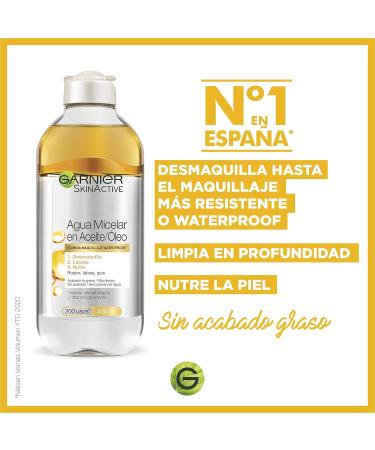Micellar Water Skin in Waterproof Oil 100ml - Gentle Cleanser for All Skin Types | International Shipping Available - Buy Online on GoSupps.com