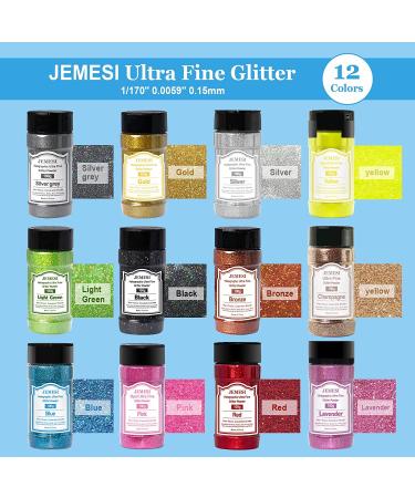 Buy Jemesi Bronze Fine Glitter Powder - Holographic Glitter for Epoxy Resin Nail Art Body Decoration & Crafts - 100g International Shipping - Buy Online on GoSupps.com