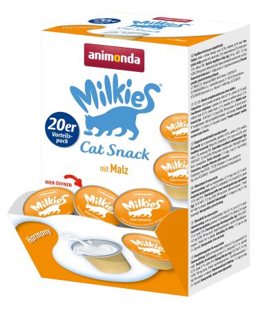 Milkies d'animonda cat milk portions Harmony 4 x 20 portions of 15 g