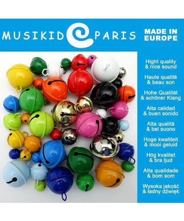 Gl bfe Yellow Music Bells - 6x15mm Montessori Decor 16 Colors Perfect for Christmas & Birthdays - Buy Online on GoSupps.com