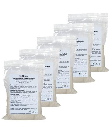 Rekosan Magnesium sulfate Epsom salt Epsom salt food/pharmaceutical quality 5 x 1 kg