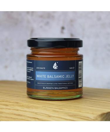 Burren Balsamics White Balsamic Jelly 140g - Gourmet Italian Condiment - Buy Online on GoSupps.com