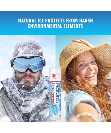 Mentholatum Natural Ice Lip Balm - Cherry  - 0.15 Oz. - Buy Online on GoSupps.com