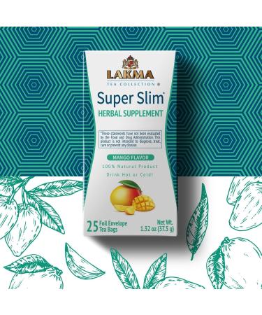 HYLEYS Lakma Super Slim Tea - Mango - 1.32 Oz. - Buy Online on GoSupps.com