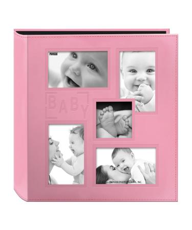 Pioneer Photo Albums 5COL-240B Pink Photo Album Baby Pink