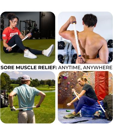 Original Massage Stick for Self Myofascial Release - 24 Body Roller Stick - Buy Online on GoSupps.com