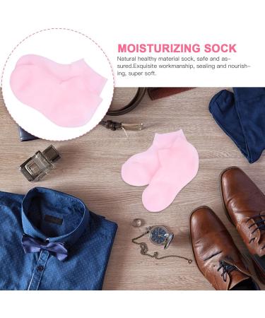 Milists Moisturizing Foot Care Socks - Open Toe Pedicure Socks for Women - Protective & Comfort Socks in Pink - Buy Online on GoSupps.com