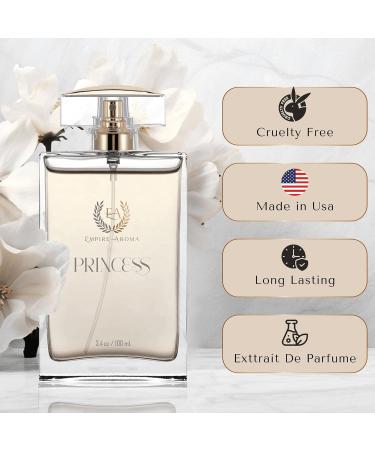 Princess Inspired by Parfums D-Marly Delina Perfume for women delina dupe Turkish rose & Floral - Women's Rose & Lychee Fragrance with Musk - Long-Lasting Elegant Scent for Day & Evening Wear 100Ml - Buy Online on GoSupps.com