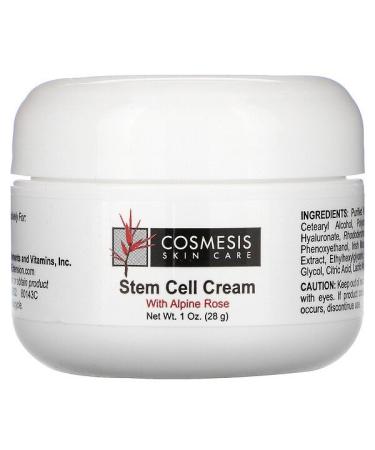 Life Extension Cosmesis Skin Care Stem Cell Cream 1 oz (28 g)