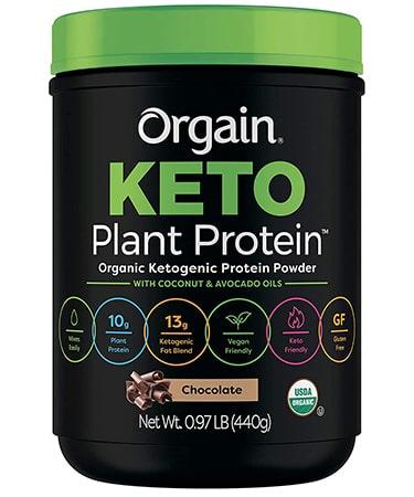 Orgain Keto Plant-Based Protein Powder