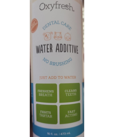 Premium Pet Dental Care Solution Pet Water Additive: Best Way to Eliminate Bad Dog Breath and Cat Bad Breath - Fights Tartar & Plaque - So Easy, Just Add to Water! Vet Recommended Top Seller 16 Fl oz