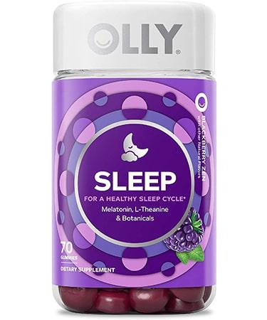 OLLY Sleep Melatonin Gummy All Natural Flavor and Colors