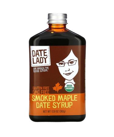 Date Lady Gluten Free Smoked Maple Date Syrup 12.8 oz (362 g)