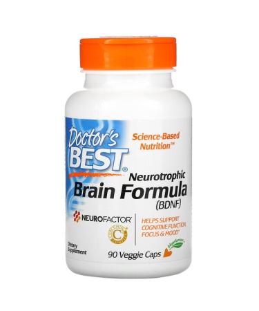 Doctor's Best Neurotrophic Brain Fomrula 90 Veggie Caps