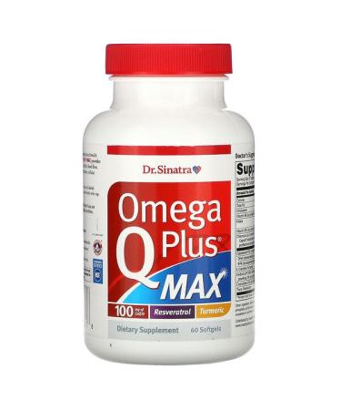 Dr. Sinatra Omega Q Plus MAX 100 mg 60 Softgels