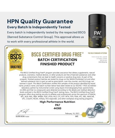 HPN PA(7) Phosphatidic Acid Muscle Builder - Boost mTOR, Increase Mass & Strength | Natural Muscle Building Supplement | 30 Day Supply - Buy Online on GoSupps.com