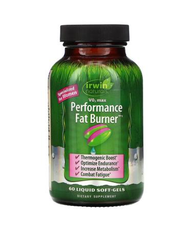 Irwin Naturals V02 Max Performance Fat Burner 60 Liquid Soft-Gels