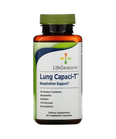 LifeSeasons Lung Capaci-T 90 Vegetarian Capsules