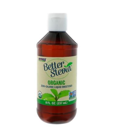 Now Foods Organic Better Stevia Zero-Calorie Liquid Sweetener 8 fl oz (237 ml)