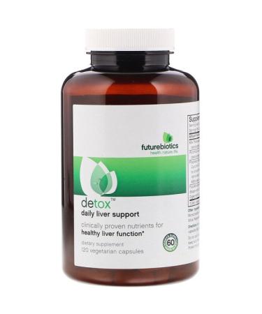 FutureBiotics Detox Daily Liver Support 120 Vegetarian Capsules