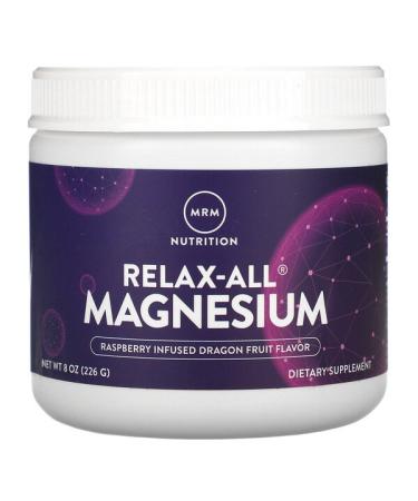 MRM Relax-All Magnesium Raspberry Infused Dragon Fruit 8 oz (226 g)
