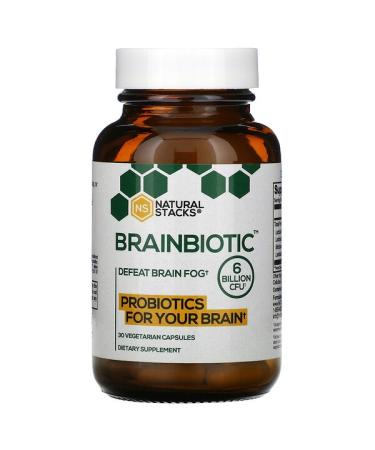 Natural Stacks Brainbiotic 6 Billion CFU 30 Vegetarian Capsules
