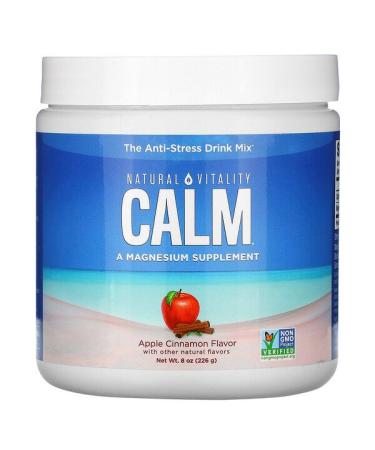 Natural Vitality CALM The Anti-Stress Drink Mix Apple Cinnamon   8 oz (226 g)