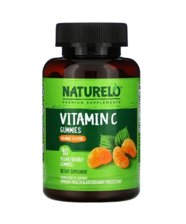 NATURELO Vitamin C Gummies Orange 90 Vegan Gummies