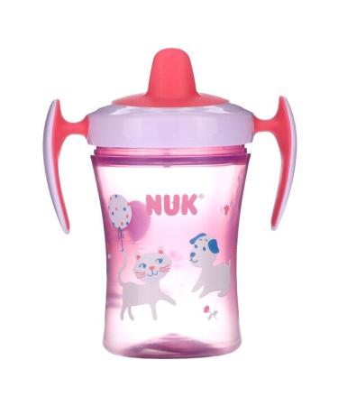 NUK Evolution Soft Sprout Cup 6 + Month Up Pink 1 Cup 8 oz (240 ml)