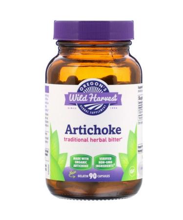 Oregon's Wild Harvest Artichoke 90 Gelatin Capsules
