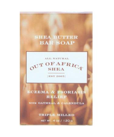 Out of Africa Shea Butter Bar Soap Oatmeal & Calendula 4 oz (120 g)