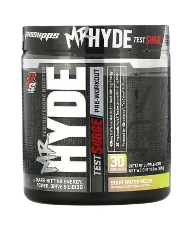 ProSupps Mr. Hyde Test Surge Testosterone Boosting Pre-Workout Sour Watermelon 11.8 oz (336 g)