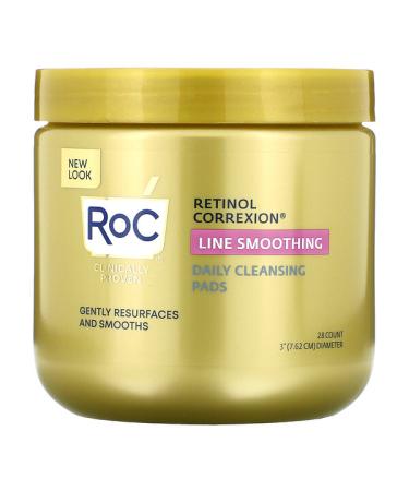 RoC Retinol Correxion Line Smoothing Daily Cleansing Pads 28 Count