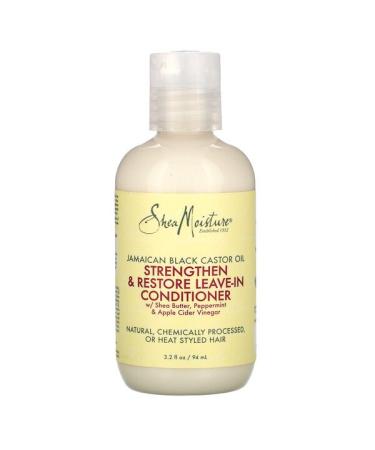 SheaMoisture Jamaican Black Castor Oil Strengthen & Restore Leave-In Conditioner 3.2 fl oz (94 ml)