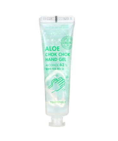 Tony Moly Chok Chok Aloe Hand Sanitizer 62% Alcohol 1 fl oz (30 ml)