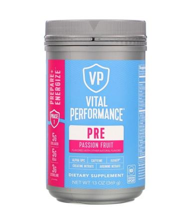 Vital Proteins Vital Performance Pre Passion Fruit 13 oz (369 g)