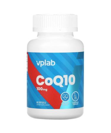 Vplab CoQ10 100 mg 60 Softgels