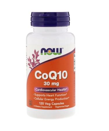 Now Foods CoQ10 30 mg 120 Veg Capsules