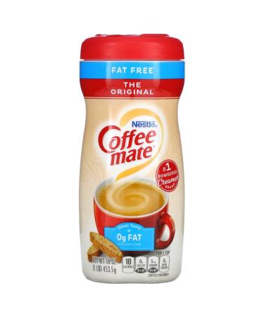 Coffee Mate Powder Coffee Creamer Fat Free Original 16 oz (453.5 g)