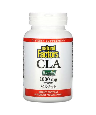 Natural Factors CLA 1000 mg 60 Softgels