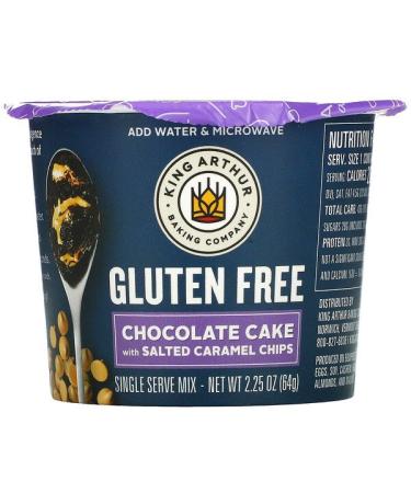King Arthur Flour Chocolate Cake with Salted Caramel Chips Gluten Free 2.25 oz (64 g)