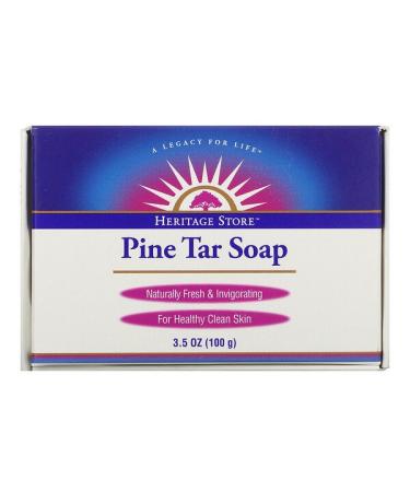 Heritage Store Pine Tar Soap 3.5 oz (100 g)