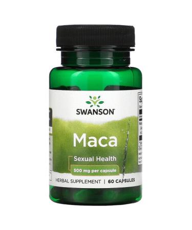 Swanson Maca 500 mg 60 Capsules