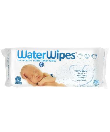 WaterWipes Baby Wipes Fruit Extract 60 Wipes